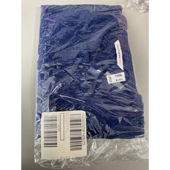 Isaac Mizrahi Live Knit Half Placket Cascade Hem Top Eyelet Detail Womens S NEW - Picture 3 of 8